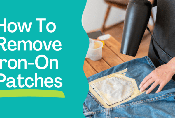 How to remove iron on patches
