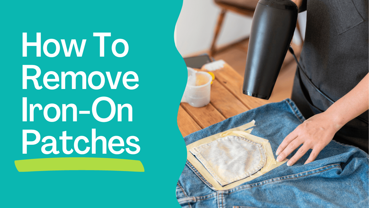 How to remove iron on patches